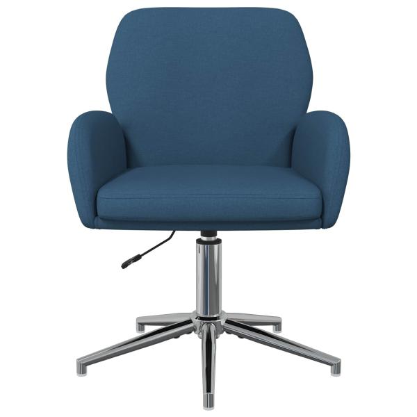 Drehstuhl 54 x 58 x 90 cm Blau Stoff