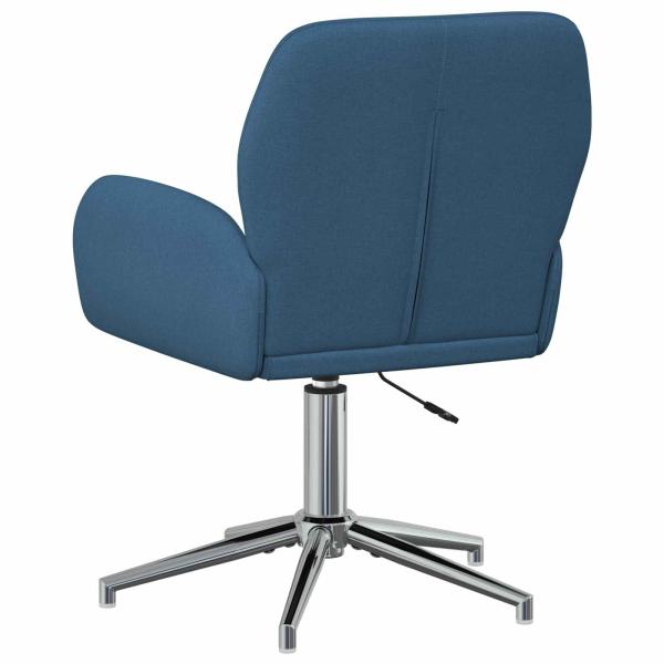 Drehstuhl 54 x 58 x 90 cm Blau Stoff