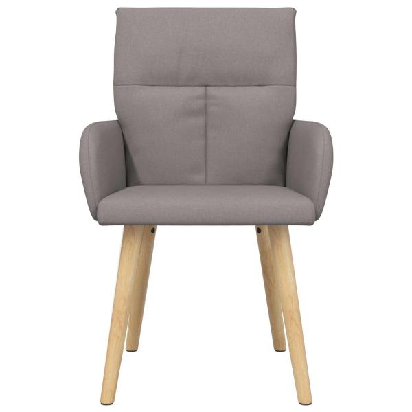 Esszimmerstühle 2 Stk. Stoff Taupe 60 x 56 x 96 cm