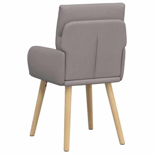 Esszimmerstühle 2 Stk. Stoff Taupe 60 x 56 x 96 cm