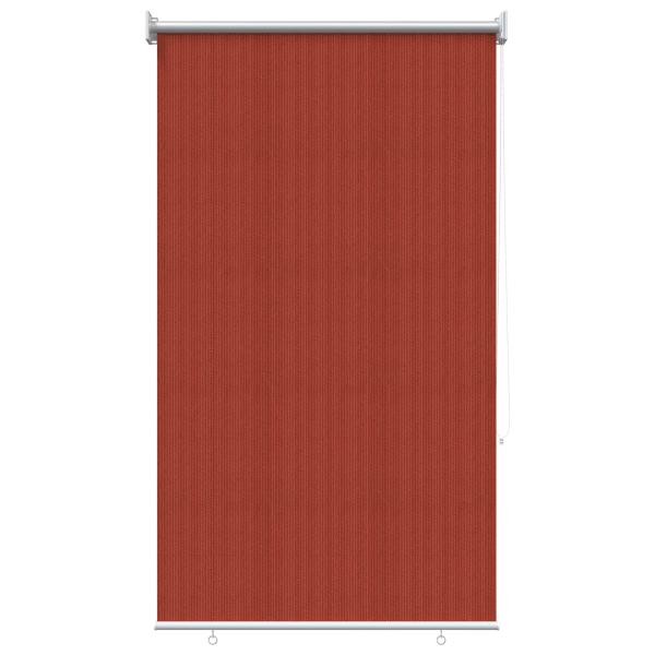 Außenrollo 90% UV-Block Terrakotta 80 x 140 cm HDPE