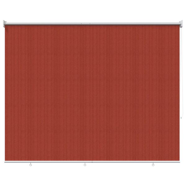 Außenrollo 90% UV-Block Terrakotta 200 x 140 cm HDPE