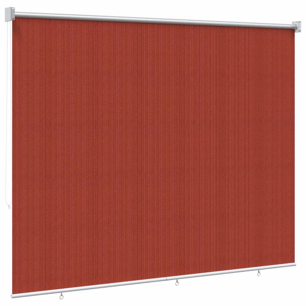 Außenrollo 90% UV-Block Terrakotta 200 x 140 cm HDPE