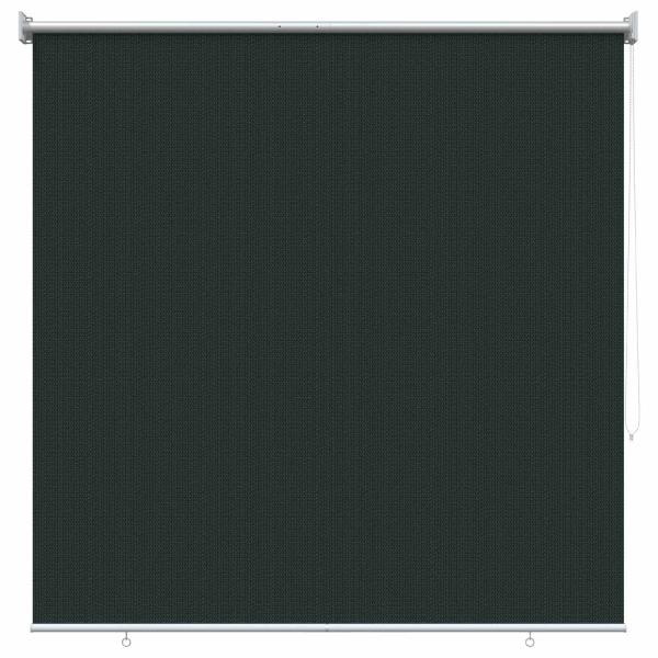 Außenrollo 90% UV-Block Dunkelgrün 140 x 140 cm HDPE