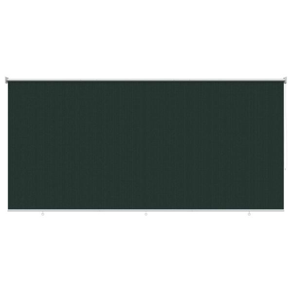 Außenrollo 90% UV-Block Dunkelgrün 400 x 140 cm HDPE