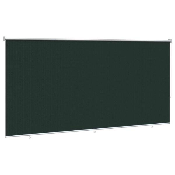 Außenrollo 90% UV-Block Dunkelgrün 400 x 140 cm HDPE