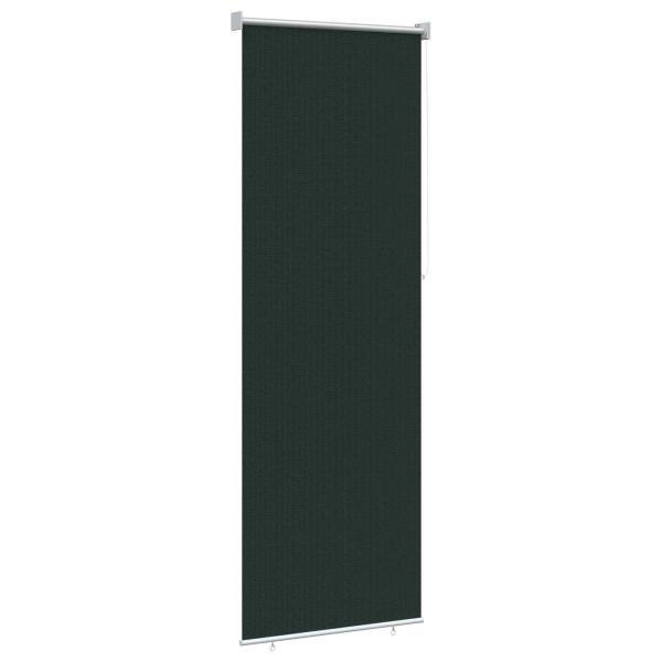 Außenrollo 90% UV-Block Dunkelgrün 80 x 230 cm HDPE