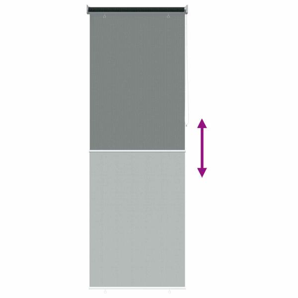 Außenrollo 90% UV-Block Dunkelgrün 80 x 230 cm HDPE