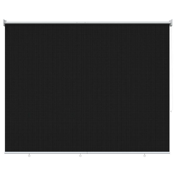 Außenrollo 90% UV-Block Schwarz 200 x 140 cm HDPE
