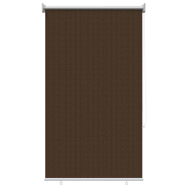 Außenrollo 90% UV-Block Braun 60 x 140 cm HDPE