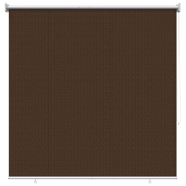 Außenrollo 90% UV-Block Braun 120 x 230 cm HDPE