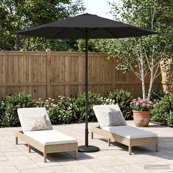 ARDEBO.de - Gartensonnenschirm 230 x 230 cm Polyester Rechtwinklig