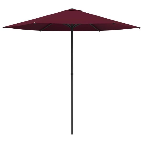 Gartensonnenschirm Rechteckig 2,3 x 2,3 m Polyester Bordeauxrot