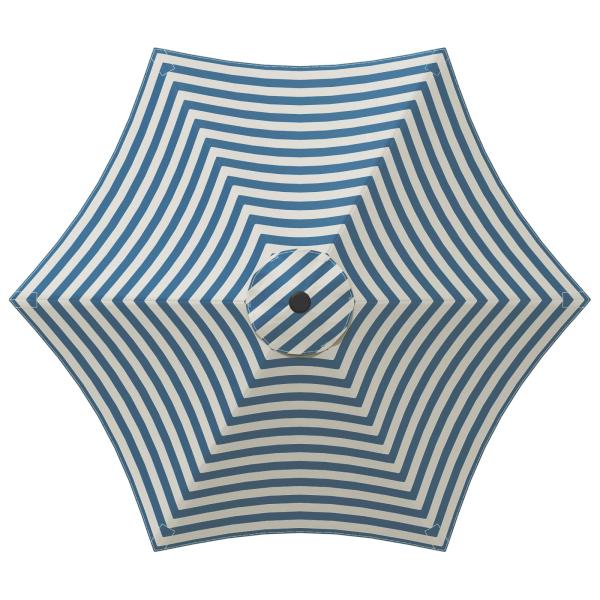 Gartensonnenschirm 270 x 270 cm Polyester Rechtwinklig