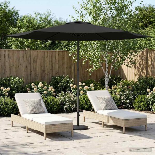 ARDEBO.de - Gartensonnenschirm 300 x 300 cm Polyester Rechtwinklig