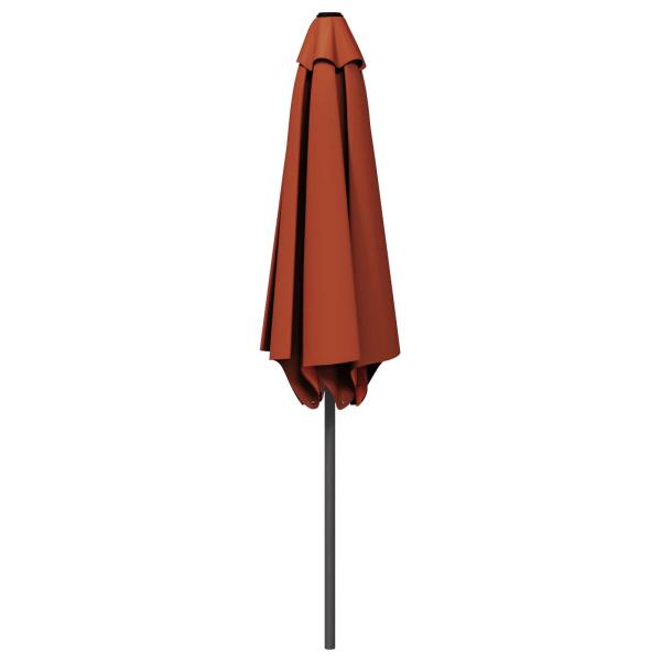 Gartensonnenschirm 300 x 300 cm Polyester Rechtwinklig