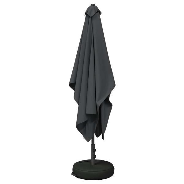 Garten-Schirm mit Fuß 200 x 300 cm Polyester Rechtwinklig
