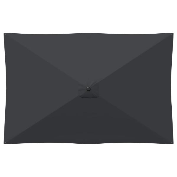 Garten-Schirm mit Fuß 200 x 300 cm Polyester Rechtwinklig