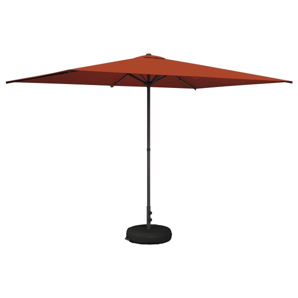 Garten-Schirm mit Fuß 200 x 300 cm Polyester Rechtwinklig
