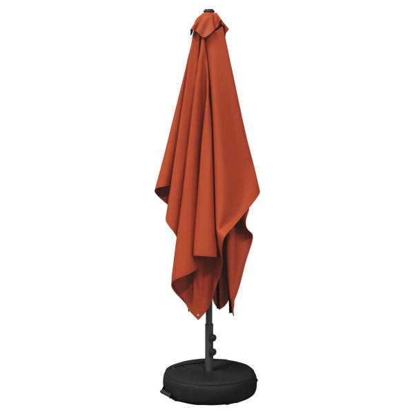 Garten-Schirm mit Fuß 200 x 300 cm Polyester Rechtwinklig