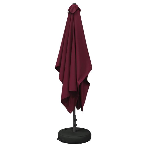 Garten-Schirm mit Fuß 200 x 300 cm Polyester Rechtwinklig