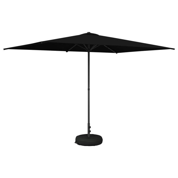 Garten-Schirm mit Fuß 200 x 300 cm Polyester Rechtwinklig