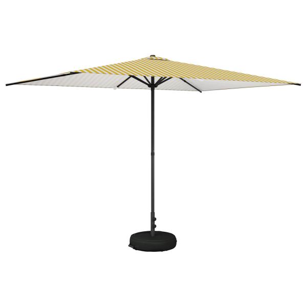 Garten-Schirm mit Fuß 200 x 300 cm Polyester Rechtwinklig