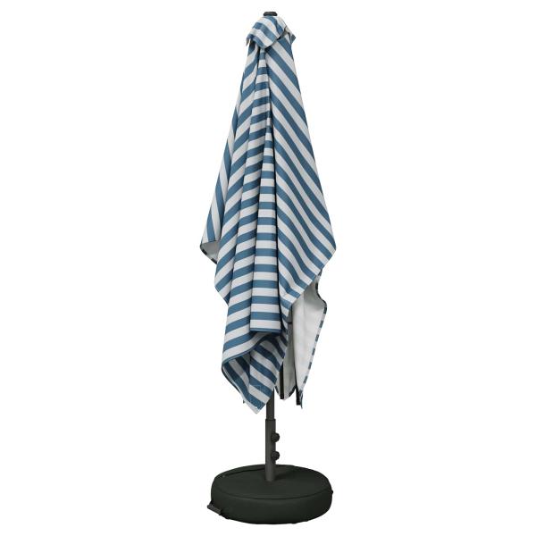 Garten-Schirm mit Fuß 200 x 300 cm Polyester Rechtwinklig