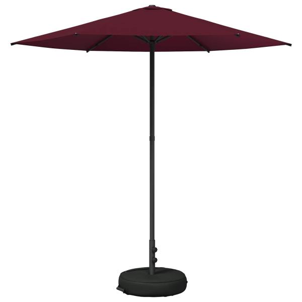 Garten-Schirm mit Fuß Rechteckig 2,3 x 2,3 m Polyester