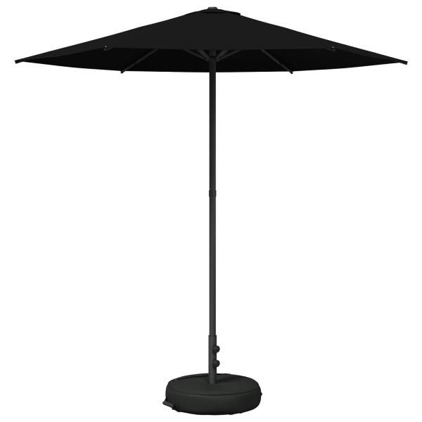 Garten-Schirm mit Fuß 230 x 230 cm Polyester Rechtwinklig