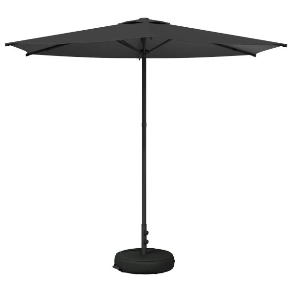 Garten-Schirm mit Fuß 270 x 270 cm Polyester Rechtwinklig