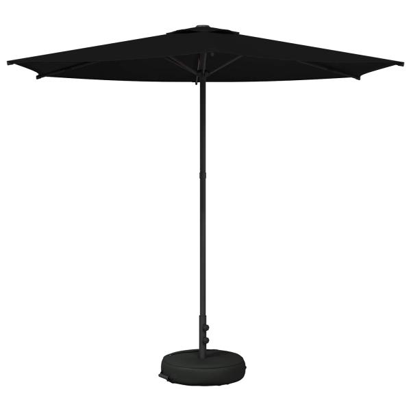 Garten-Schirm mit Fuß 270 x 270 cm Polyester Rechtwinklig