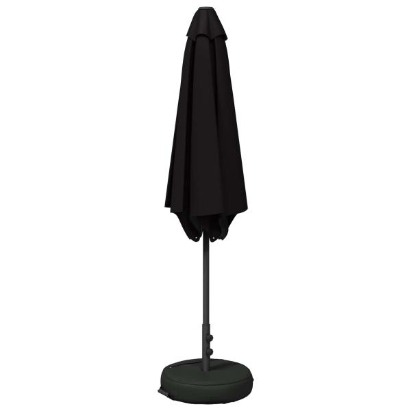 Garten-Schirm mit Fuß 270 x 270 cm Polyester Rechtwinklig