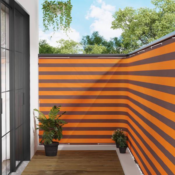 ARDEBO.de - Balkon Sichtschutz 150 x 400 cm Stoff mit PU-Beschichtung