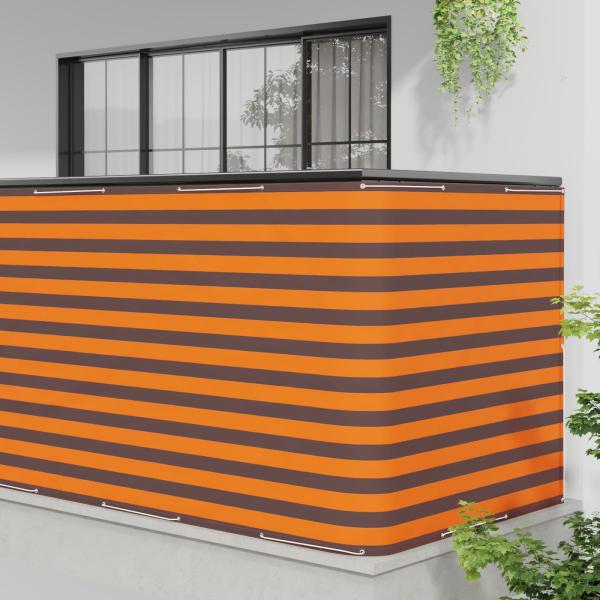 Balkon Sichtschutz 150 x 700 cm Stoff mit PU-Beschichtung