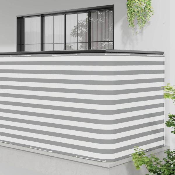 Balkon Sichtschutz 150 x 200 cm Stoff mit PU-Beschichtung