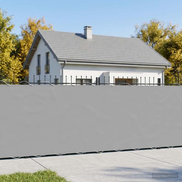 Balkon-Sichtschutz 1,5 x 15 m Stoff mit PU-Beschichtung