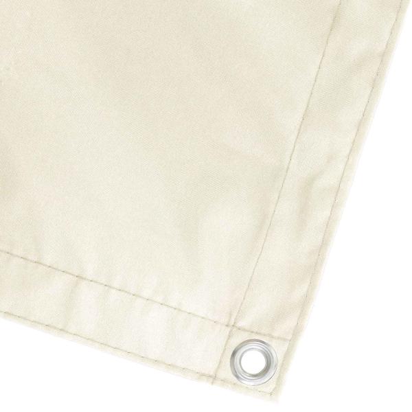 Balkon Sichtschutz 1,8 x 15 m Stoff mit PU-Beschichtung Creme