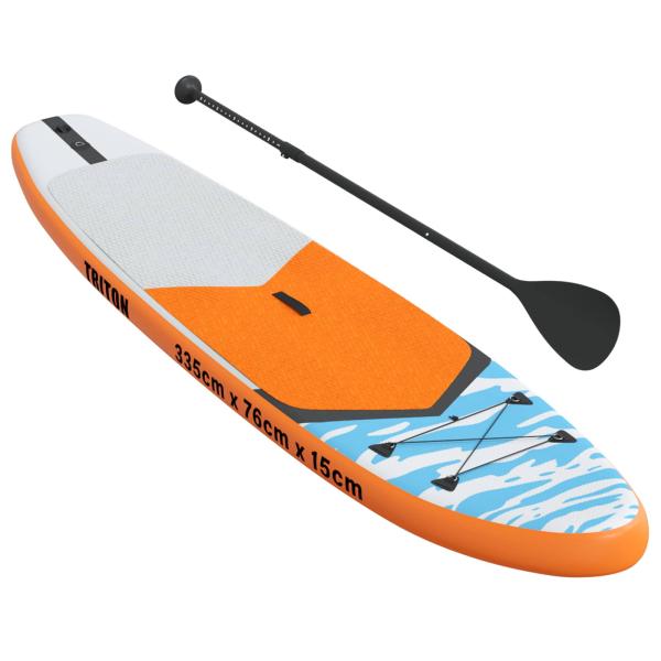 Aufblasbares Stand-Up-Paddle-Board TRITON 335 x 76 x 15 cm Blau