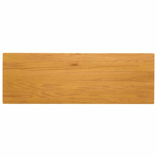 Esstischbank 95 x 32 x 45 cm Massivholz Eiche Natur