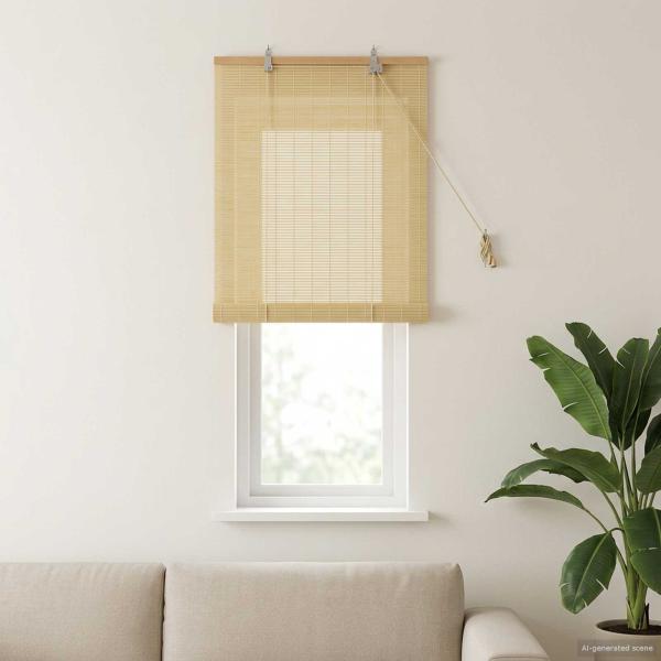 ARDEBO.de - Rollo Natur 40 x 160 cm Bambus