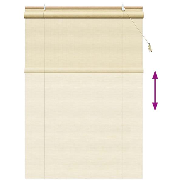 Rollo Natur 160 x 220 cm Bambus