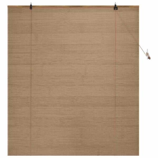 Rollo Braun 140 x 160 cm Bambus