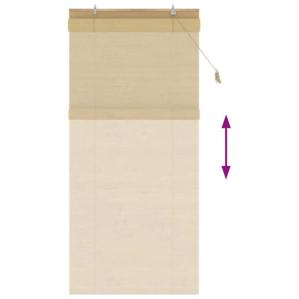 Rollo Natur 100 x 220 cm Bambus