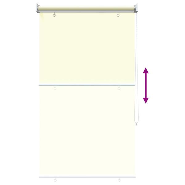 Außen-Rollos mit UV-Schutz Creme 85 x 230 cm (B x H) Polyester