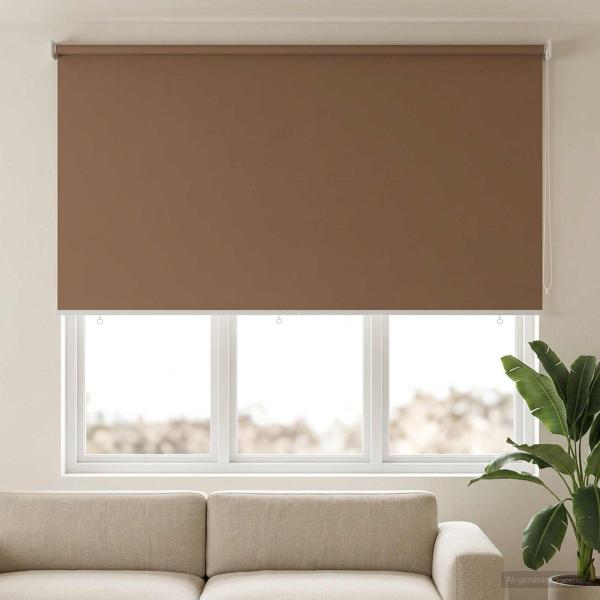 Außen-Rollos mit UV-Schutz Taupe 100 x 230 cm (B x H) Polyester