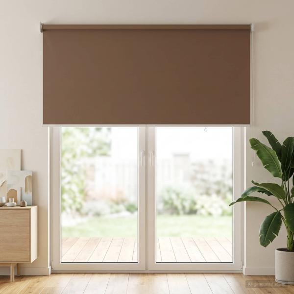 Außen-Rollos mit UV-Schutz Taupe 145 x 230 cm (B x H) Polyester