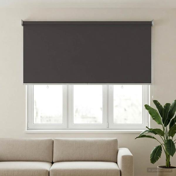 Außen-Rollos mit UV-Schutz Anthrazit 100 x 230 cm (B x H)