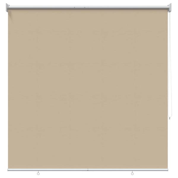 Außen-Rollos mit UV-Schutz Beige 125 x 140 cm (B x H) Polyester
