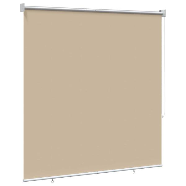 Außen-Rollos mit UV-Schutz Beige 125 x 140 cm (B x H) Polyester